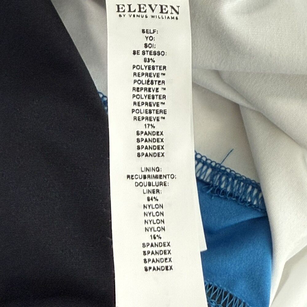 New EleVen Venus Williams Courtside Tennis Dress Medium Pickleball Golf Blue - Picture 8 of 9